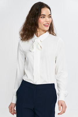 Bluzka damska elegancka NIFE ze sklepu: Cudmoda w kategorii: Bluzki damskie - zdjęcie WP-ADS-ZJHDFTVFS_31132