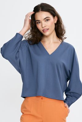 Bluzka damska casual NIFE ze sklepu: Cudmoda w kategorii: Bluzki damskie - zdjęcie WP-ADS-ZJHDFTVFS_31136