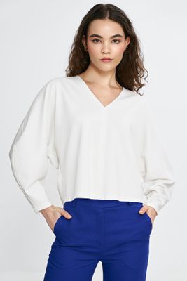 NIFE - Bluzka damska casual ze sklepu: Cudmoda w kategorii: Bluzki damskie - zdjęcie WP-ADS-ZJHDFTVFS_31138
