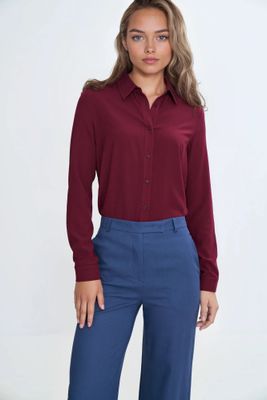 Koszula damska elegancka NIFE ze sklepu: Cudmoda w kategorii: Koszule damskie - zdjęcie WP-ADS-ZJHDFTVFS_31295