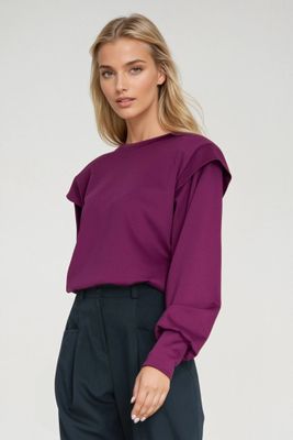 NIFE - Bluza damska casualowa ze sklepu: Cudmoda w kategorii: Bluzy damskie - zdjęcie WP-ADS-ZJHDFTVFS_32302