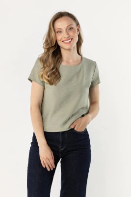 AWAMA - Bluzka damska na wiosnę ze sklepu: Cudmoda w kategorii: Bluzki damskie - zdjęcie WP-ADS-ZJHDFTVFS_32561