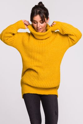 Sweter damski casual BE Knitwear ze sklepu: Cudmoda w kategorii: Swetry damskie - zdjęcie WP-ADS-ZJHDFTVFS_4292