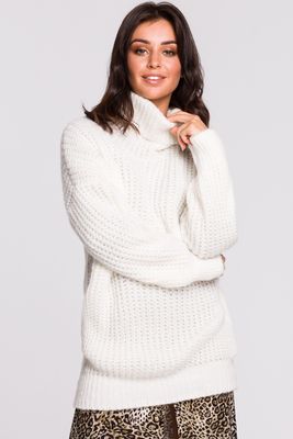 Sweter damski casual zimowy BE Knitwear ze sklepu: Cudmoda w kategorii: Swetry damskie - zdjęcie WP-ADS-ZJHDFTVFS_4293