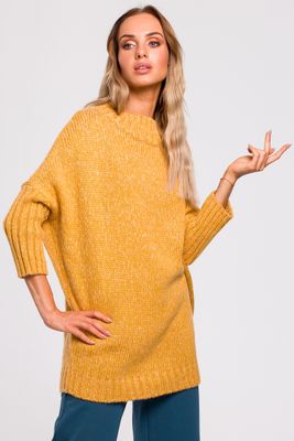 Moe - Sweter damski casualowy ze sklepu: Cudmoda w kategorii: Swetry damskie - zdjęcie WP-ADS-ZJHDFTVFS_4549