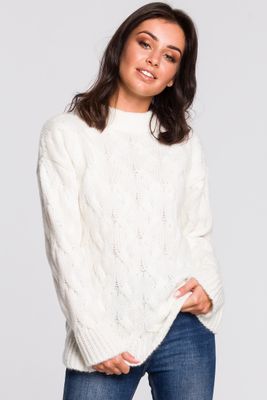 Sweter damski casual na zimę BE Knitwear ze sklepu: Cudmoda w kategorii: Swetry damskie - zdjęcie WP-ADS-ZJHDFTVFS_4656