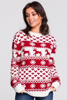 Sweter damski BE Knitwear ze sklepu: Cudmoda w kategorii: Swetry damskie - zdjęcie WP-ADS-ZJHDFTVFS_4661
