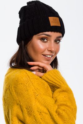Czapka zimowa damska casual BE Knitwear ze sklepu: Cudmoda w kategorii: Czapki zimowe damskie - zdjęcie WP-ADS-ZJHDFTVFS_4675