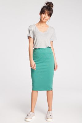 Spódnica na wiosnę elegancka BeWear ze sklepu: Cudmoda w kategorii: Spódnice - zdjęcie WP-ADS-ZJHDFTVFS_7914