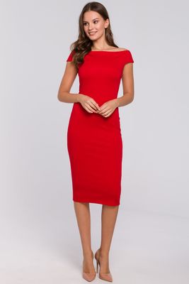 Makover - Sukienka elegancka ze sklepu: Cudmoda w kategorii: Sukienki - zdjęcie WP-ADS-ZJHDFTVFS_8708