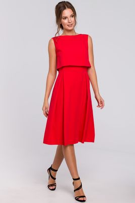 Makover - Sukienka elegancka ze sklepu: Cudmoda w kategorii: Sukienki - zdjęcie WP-ADS-ZJHDFTVFS_8723