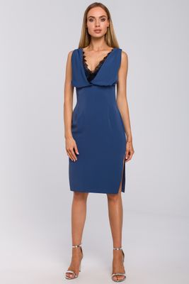 Sukienka elegancka na wiosnę Moe ze sklepu: Cudmoda w kategorii: Sukienki - zdjęcie WP-ADS-ZJHDFTVFS_8894