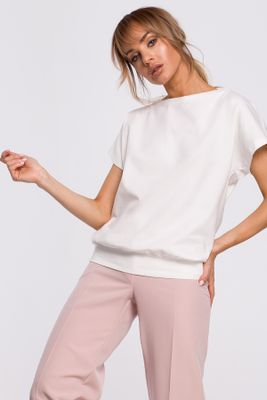 Bluzka damska na wiosnę casual Moe ze sklepu: Cudmoda w kategorii: Bluzki damskie - zdjęcie WP-ADS-ZJHDFTVFS_9434