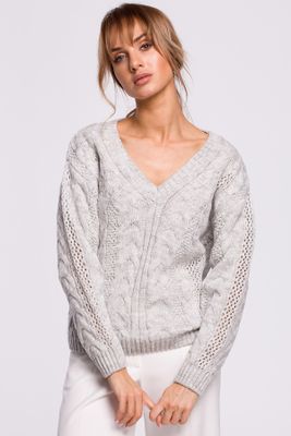 Sweter damski na zimę Moe ze sklepu: Cudmoda w kategorii: Swetry damskie - zdjęcie WP-ADS-ZJHDFTVFS_9468