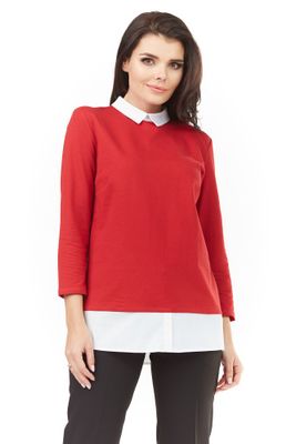 Bluzka damska casual AWAMA ze sklepu: Cudmoda w kategorii: Bluzki damskie - zdjęcie WP-ADS-ZJHDFTVFS_966