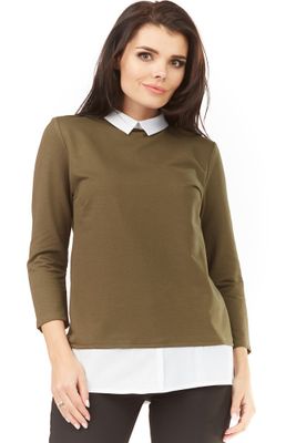 Bluzka damska casual AWAMA ze sklepu: Cudmoda w kategorii: Bluzki damskie - zdjęcie WP-ADS-ZJHDFTVFS_968