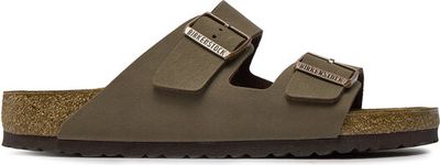 BIRKENSTOCK - zielony Klapki męskie na lato ze sklepu: eobuwie.pl w kategorii: Klapki męskie