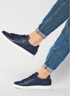 Buty sportowe męskie na wiosnę EA7 Emporio Armani ze sklepu: eobuwie.pl w kategorii: Buty sportowe męskie - zdjęcie WP-EBWP-9KUZS-09B_0000200876597