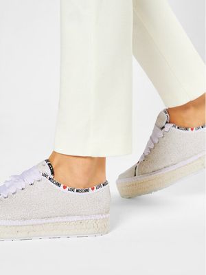 Espadryle damskie na lato Love Moschino ze sklepu: eobuwie.pl w kategorii: Espadryle damskie - zdjęcie WP-EBWP-9KUZS-09B_0000206689535