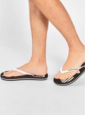 Klapki męskie na lato EA7 Emporio Armani ze sklepu: eobuwie.pl w kategorii: Klapki męskie - zdjęcie WP-EBWP-9KUZS-09B_0000207945227