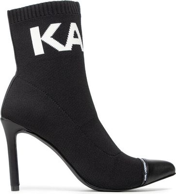 Botki jesienne Karl Lagerfeld ze sklepu: eobuwie.pl w kategorii: Botki - zdjęcie WP-EBWP-9KUZS-09B_0000209790603