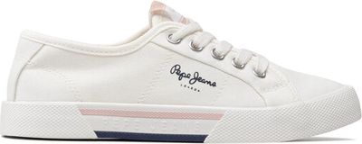 Trampki dziecięce na wiosnę Pepe Jeans ze sklepu: eobuwie.pl w kategorii: Trampki dziecięce - zdjęcie WP-EBWP-9KUZS-09B_0000300290958