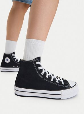 Trampki damskie na wiosnę Converse ze sklepu: eobuwie.pl w kategorii: Trampki damskie - zdjęcie WP-EBWP-9KUZS-09B_0000300430934