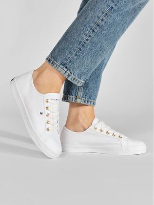 Trampki damskie na wiosnę Tommy Hilfiger ze sklepu: eobuwie.pl w kategorii: Trampki damskie - zdjęcie WP-EBWP-9KUZS-09B_0000300530924