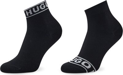 HUGO - Skarpetki damskie z napisami casual ze sklepu: eobuwie.pl w kategorii: Skarpetki damskie - zdjęcie WP-EBWP-9KUZS-09B_0000301411130