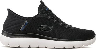 Skechers - czarny Buty sportowe męskie wiązane ze sklepu: eobuwie.pl w kategorii: Buty sportowe męskie
