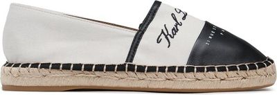 Espadryle damskie na lato Karl Lagerfeld ze sklepu: eobuwie.pl w kategorii: Espadryle damskie - zdjęcie WP-EBWP-9KUZS-09B_0000302388899