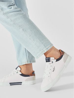 Pepe Jeans - Trampki dziecięce wiosenne ze sklepu: eobuwie.pl w kategorii: Trampki dziecięce - zdjęcie WP-EBWP-9KUZS-09B_0000302866366