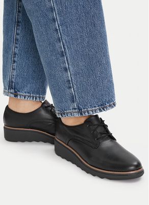 Półbuty damskie na jesień Clarks ze sklepu: eobuwie.pl w kategorii: Półbuty damskie - zdjęcie WP-EBWP-9KUZS-09B_0000302915309