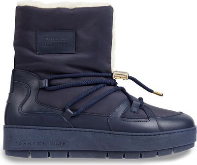 Śniegowce damskie zimowe Tommy Hilfiger ze sklepu: eobuwie.pl w kategorii: Śniegowce damskie - zdjęcie WP-EBWP-9KUZS-09B_0000303069254