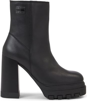Botki jesienne Tommy Jeans ze sklepu: eobuwie.pl w kategorii: Botki - zdjęcie WP-EBWP-9KUZS-09B_0000303069407