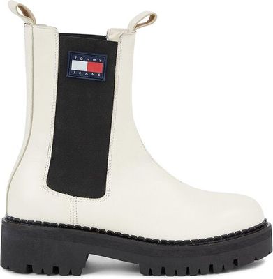 Botki jesienne na zimę Tommy Jeans ze sklepu: eobuwie.pl w kategorii: Botki - zdjęcie WP-EBWP-9KUZS-09B_0000303070533