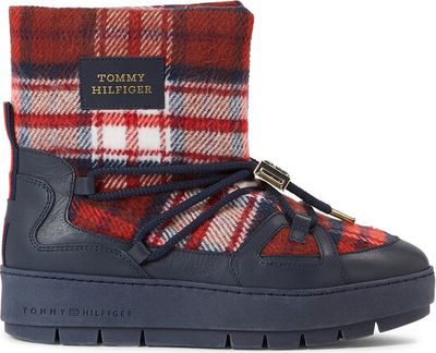 Śniegowce damskie na zimę Tommy Hilfiger ze sklepu: eobuwie.pl w kategorii: Śniegowce damskie - zdjęcie WP-EBWP-9KUZS-09B_0000303073213