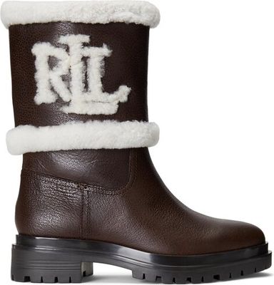 Botki jesienne LAUREN RALPH LAUREN ze sklepu: eobuwie.pl w kategorii: Botki - zdjęcie WP-EBWP-9KUZS-09B_0000303137618