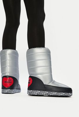 Love Moschino - Śniegowce damskie na zimę ze sklepu: eobuwie.pl w kategorii: Śniegowce damskie - zdjęcie WP-EBWP-9KUZS-09B_0000303264734