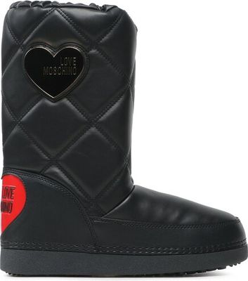 Love Moschino - Śniegowce damskie na zimę ze sklepu: eobuwie.pl w kategorii: Śniegowce damskie - zdjęcie WP-EBWP-9KUZS-09B_0000303264864