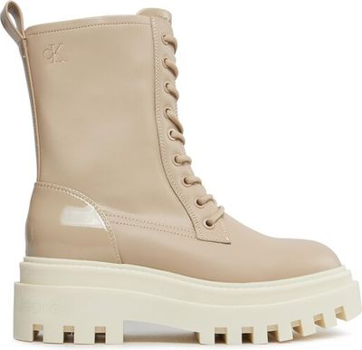 Workery damskie jesienne Calvin Klein Jeans ze sklepu: eobuwie.pl w kategorii: Workery damskie - zdjęcie WP-EBWP-9KUZS-09B_0000303287689