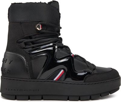 Śniegowce damskie na zimę Tommy Hilfiger ze sklepu: eobuwie.pl w kategorii: Śniegowce damskie - zdjęcie WP-EBWP-9KUZS-09B_0000303287818