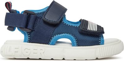 Sandały dziecięce letnie Tommy Hilfiger ze sklepu: eobuwie.pl w kategorii: Sandały dziecięce - zdjęcie WP-EBWP-9KUZS-09B_0000303453855