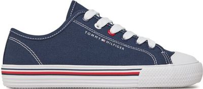 Trampki dziecięce wiosenne Tommy Hilfiger ze sklepu: eobuwie.pl w kategorii: Trampki dziecięce - zdjęcie WP-EBWP-9KUZS-09B_0000303454234