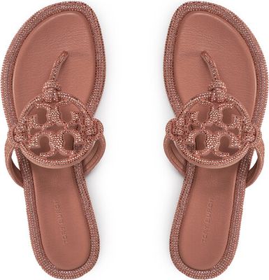 Klapki damskie na lato Tory Burch ze sklepu: eobuwie.pl w kategorii: Klapki damskie - zdjęcie WP-EBWP-9KUZS-09B_0000303622893