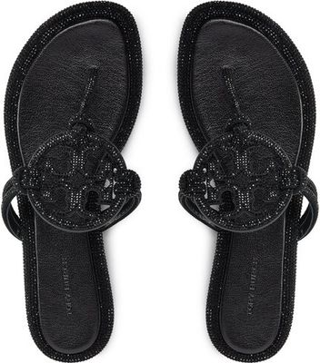 Klapki damskie na lato Tory Burch ze sklepu: eobuwie.pl w kategorii: Klapki damskie - zdjęcie WP-EBWP-9KUZS-09B_0000303622923