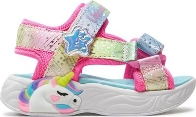 Sandały dziecięce na lato Skechers ze sklepu: eobuwie.pl w kategorii: Sandały dziecięce - zdjęcie WP-EBWP-9KUZS-09B_0000303649210