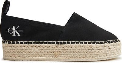 Espadryle damskie letnie Calvin Klein Jeans ze sklepu: eobuwie.pl w kategorii: Espadryle damskie - zdjęcie WP-EBWP-9KUZS-09B_0000303825690