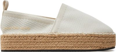 Espadryle damskie na lato Calvin Klein Jeans ze sklepu: eobuwie.pl w kategorii: Espadryle damskie - zdjęcie WP-EBWP-9KUZS-09B_0000303844691