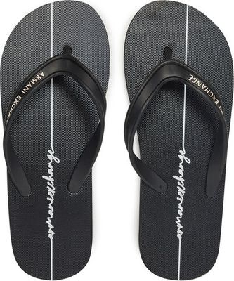 Armani Exchange - Klapki damskie na lato ze sklepu: eobuwie.pl w kategorii: Klapki damskie - zdjęcie WP-EBWP-9KUZS-09B_0000303913885